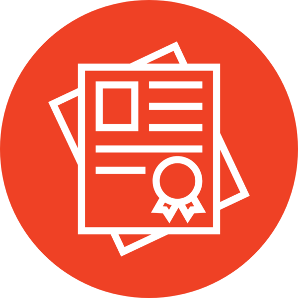Papieren certificaat